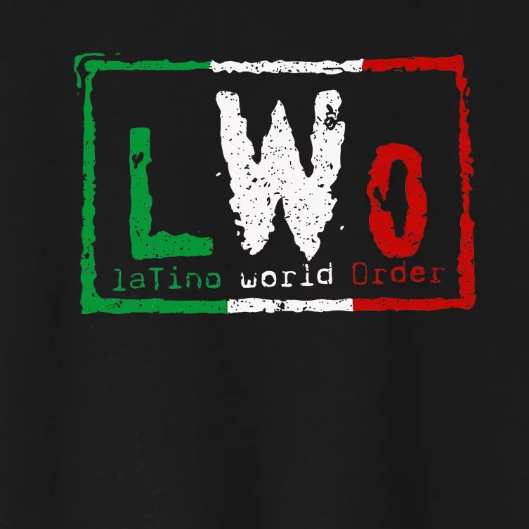 Latino World Order Matching Family Women's Crop Top Tee