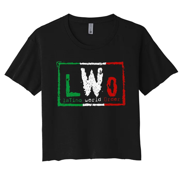 Latino World Order Matching Family Women's Crop Top Tee