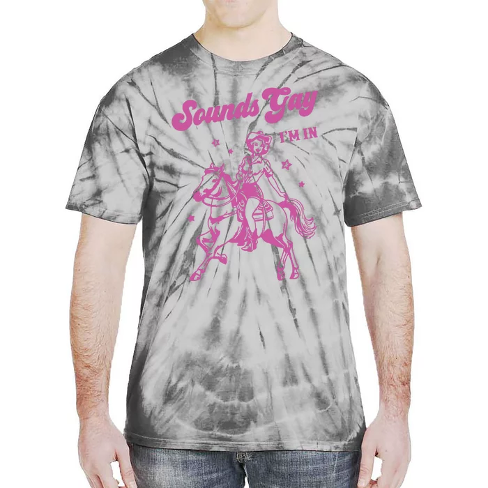 Lesbian Western Pride Progress Pride Tie-Dye T-Shirt