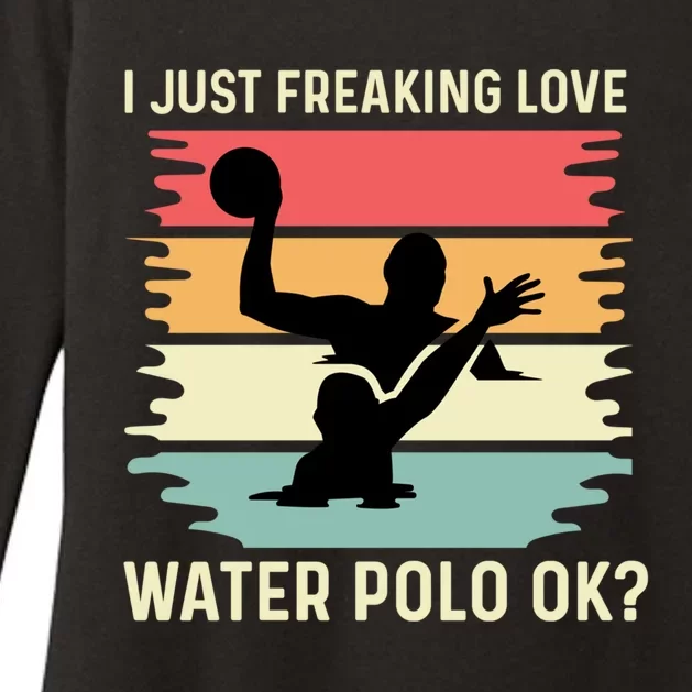 Love Water Polo Active Person Cool Gift Womens CVC Long Sleeve Shirt