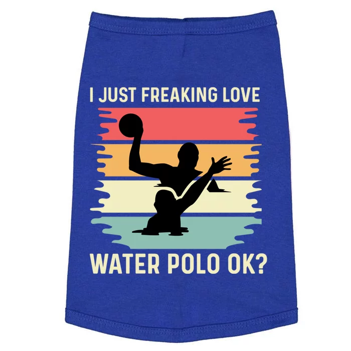 Love Water Polo Active Person Cool Gift Doggie Tank