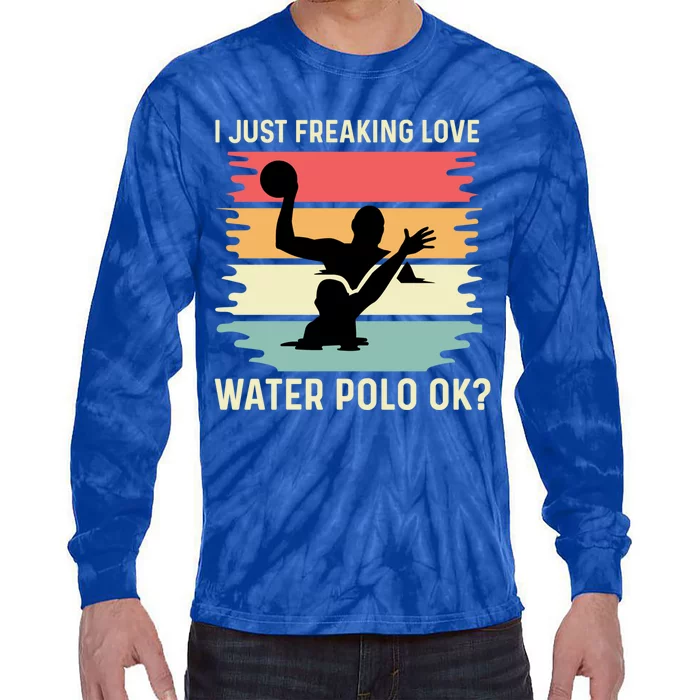 Love Water Polo Active Person Cool Gift Tie-Dye Long Sleeve Shirt