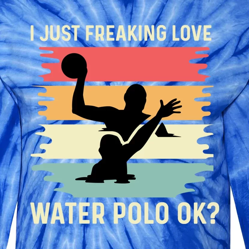 Love Water Polo Active Person Cool Gift Tie-Dye Long Sleeve Shirt