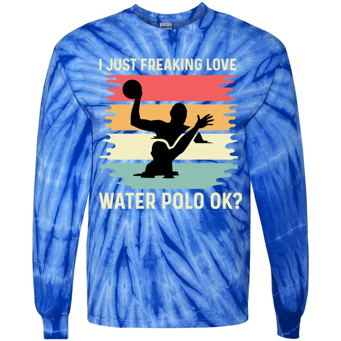 Love Water Polo Active Person Cool Gift Tie-Dye Long Sleeve Shirt