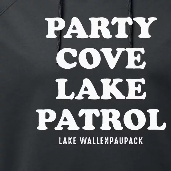 Lake Wallenpaupack Party Cove Performance Fleece Hoodie