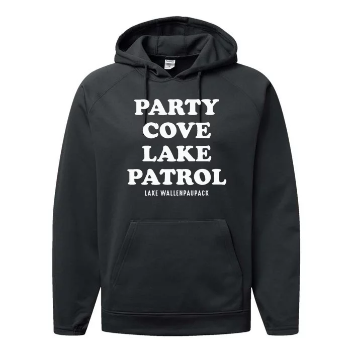 Lake Wallenpaupack Party Cove Performance Fleece Hoodie