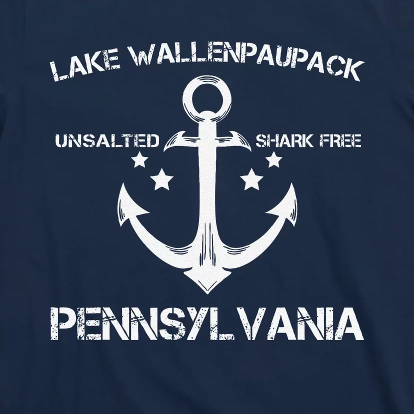 Lake Wallenpaupack Pennsylvania Funny Fishing Camping Gift T-Shirt