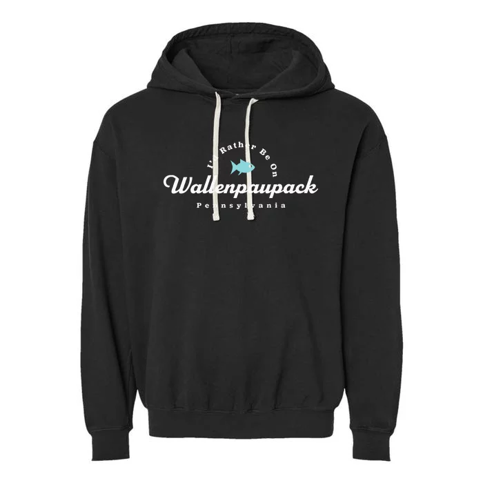 Lake Wallenpaupack Pennsylvania Garment-Dyed Fleece Hoodie