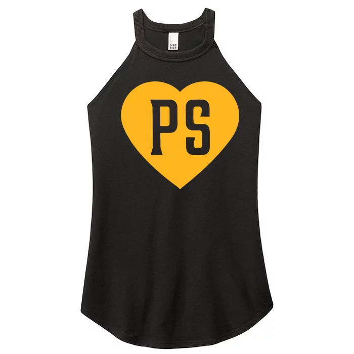 Leodalis Wearing Peter Seidler Heart Women’s Perfect Tri Rocker Tank