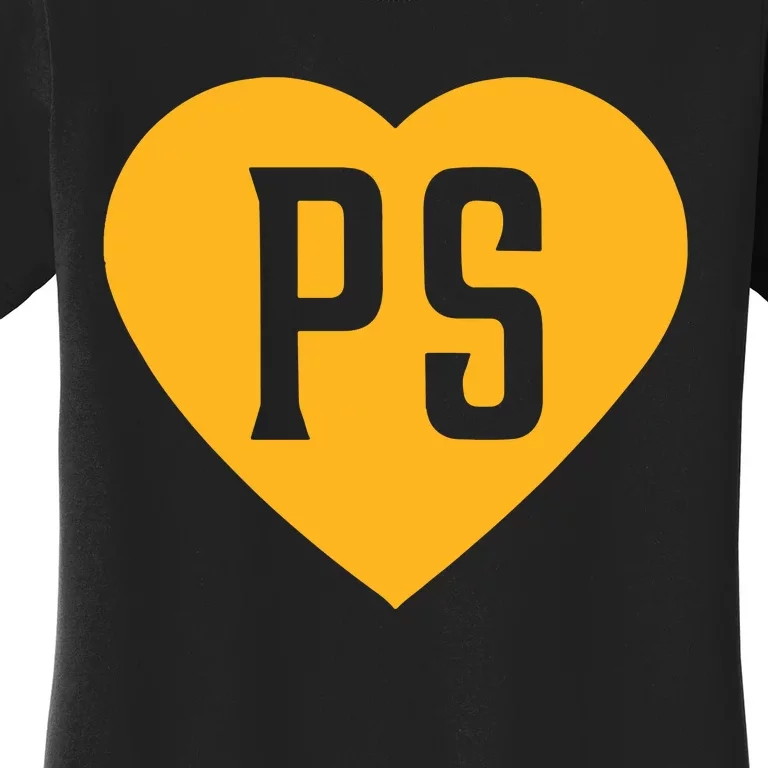 Leodalis Wearing Peter Seidler Heart Women's T-Shirt