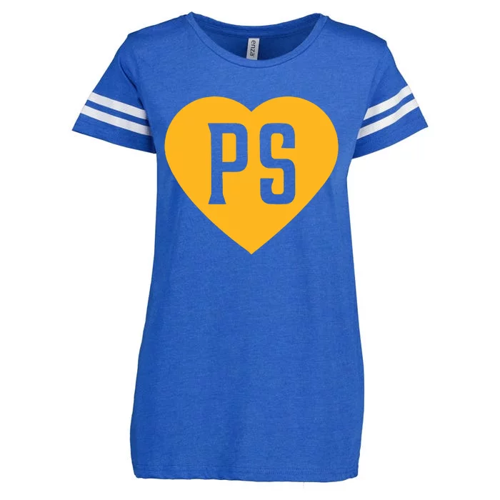 Leodalis Wearing Peter Seidler Heart Enza Ladies Jersey Football T-Shirt