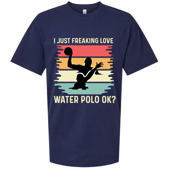 Love Water Polo Active Person Gift Sueded Cloud Jersey T-Shirt