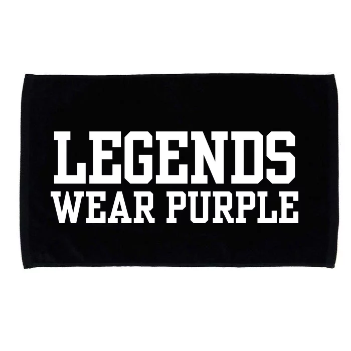 Legends Wear Purple Spirit Wear Team Game Color Microfiber Hand Towel