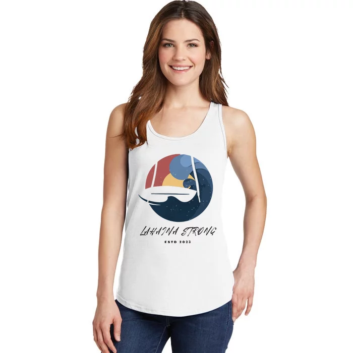 Lahaina Wildfire Rebuild Reviving The Heart Of Maui Ladies Essential Tank