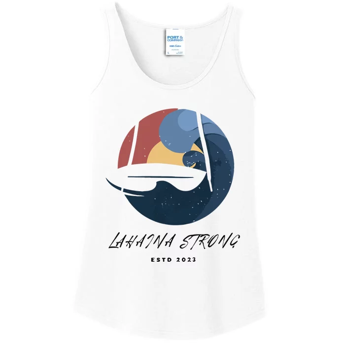 Lahaina Wildfire Rebuild Reviving The Heart Of Maui Ladies Essential Tank