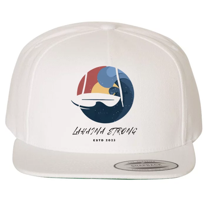 Lahaina Wildfire Rebuild Reviving The Heart Of Maui Wool Snapback Cap