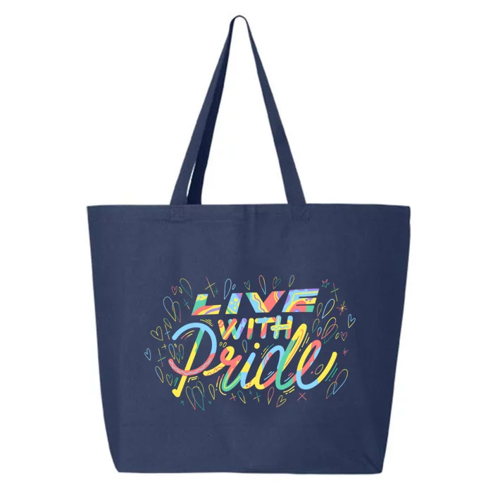 Love With Rainbow Love Gift 25L Jumbo Tote