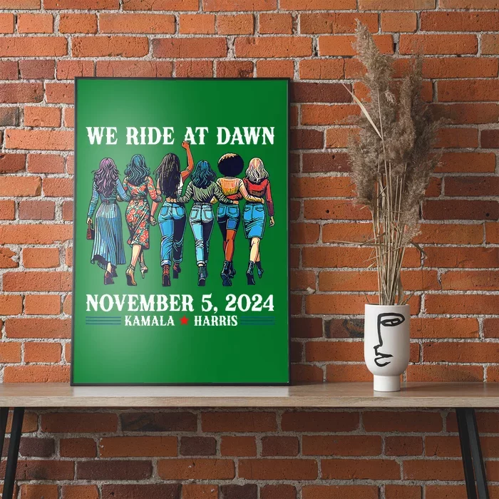 Ladies We Ride At Dawn November 5 2024 Cat Lady Poster