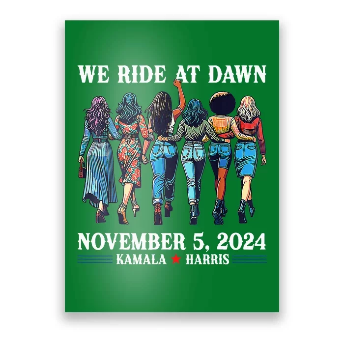 Ladies We Ride At Dawn November 5 2024 Cat Lady Poster