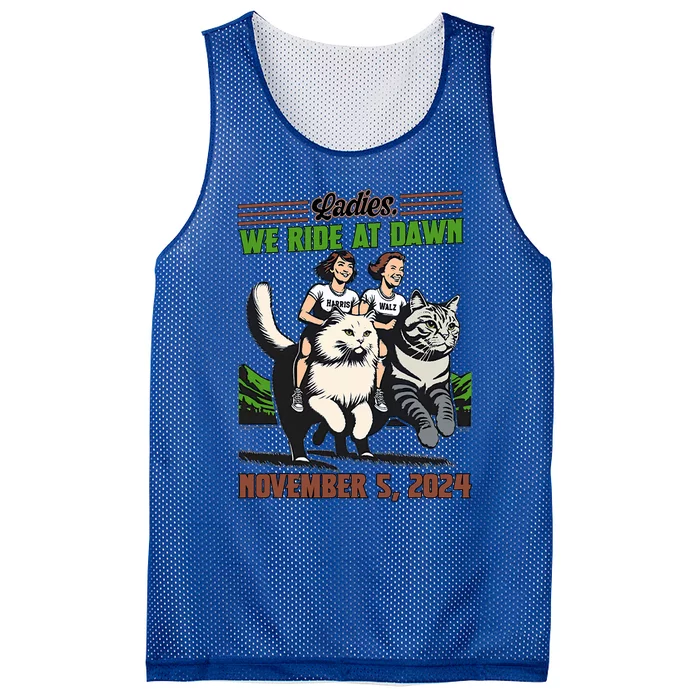 Ladies We Ride At Dawn 2024 President Election Ltsp Mesh Reversible Basketball Jersey Tank