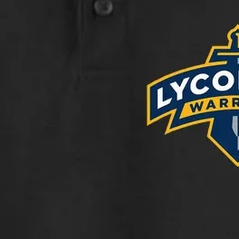 Lycoming Warriors Sword & Shield Logo Lycoming College Dry Zone Grid Performance Polo