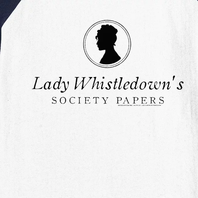 Lady Whistledowns Society Papers Baseball Sleeve Shirt