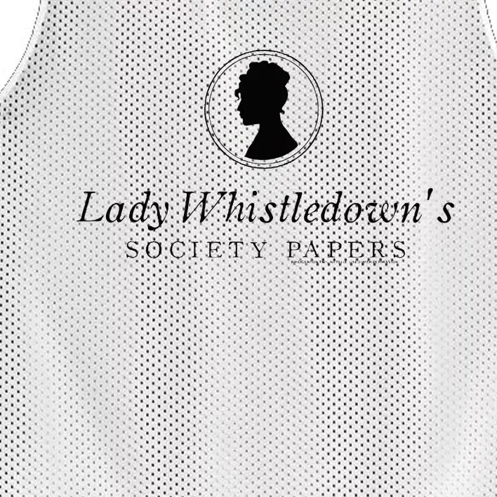 Lady Whistledowns Society Papers Mesh Reversible Basketball Jersey Tank