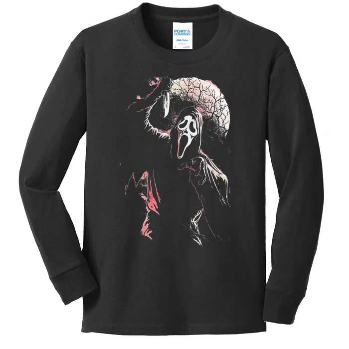 Lets Watch Scary Movies Horror Movies Scary Kids Long Sleeve Shirt