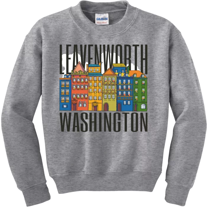 Leavenworth Washington State Kids Sweatshirt