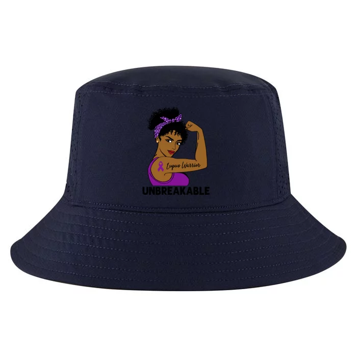 Lupus Warrior Strong Black Unbreakable Awareness Gift Cool Comfort Performance Bucket Hat