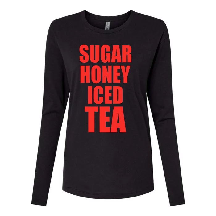 Latto’S Wearing Sugar Honey Iced Tea Womens Cotton Relaxed Long Sleeve T-Shirt