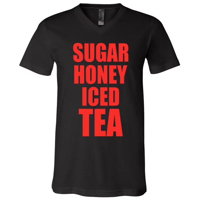 Latto’S Wearing Sugar Honey Iced Tea V-Neck T-Shirt