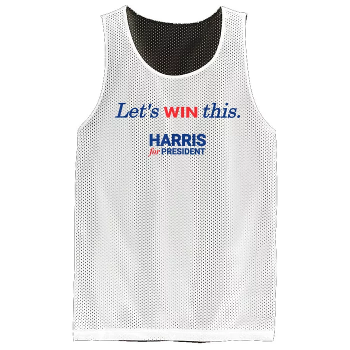 LetS Win This Harris For President Kamala Harris 2024 Mesh Reversible Basketball Jersey Tank