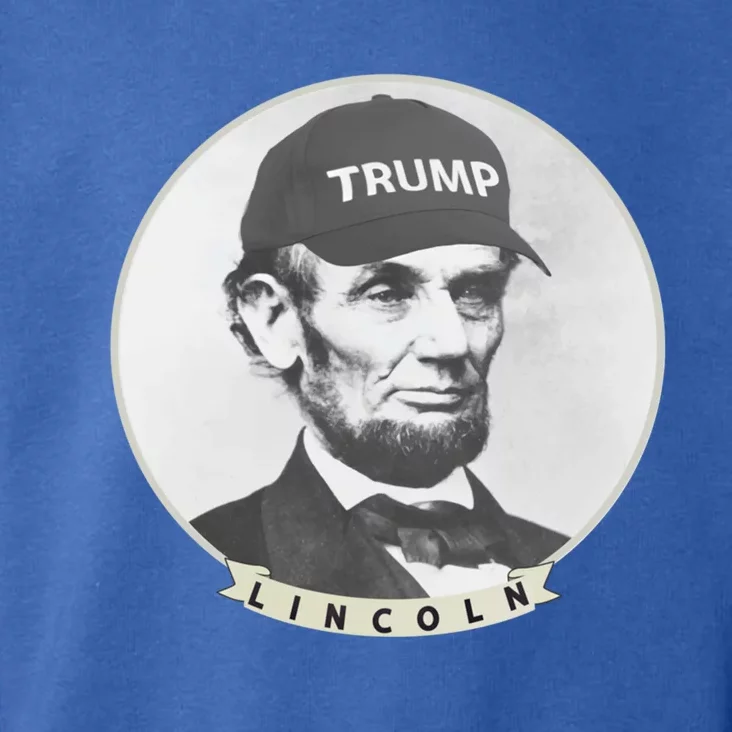 Lincoln Wearing Trump Hat Funny Abe Merica Abraham Gift Toddler Hoodie