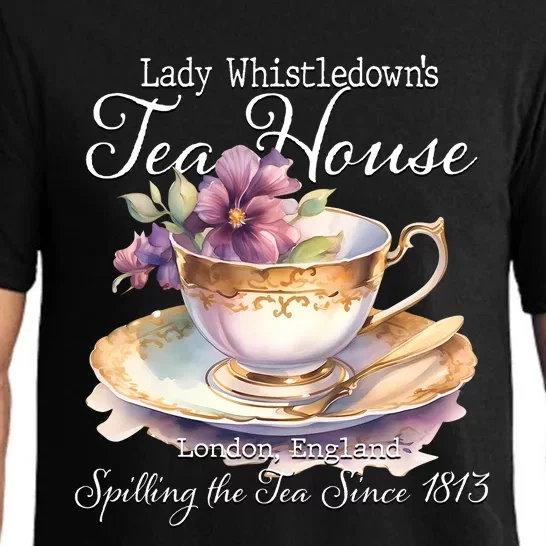 Lady Whistledowns Tea House Spilling The Tea Since 1813 Lady Pajama Set