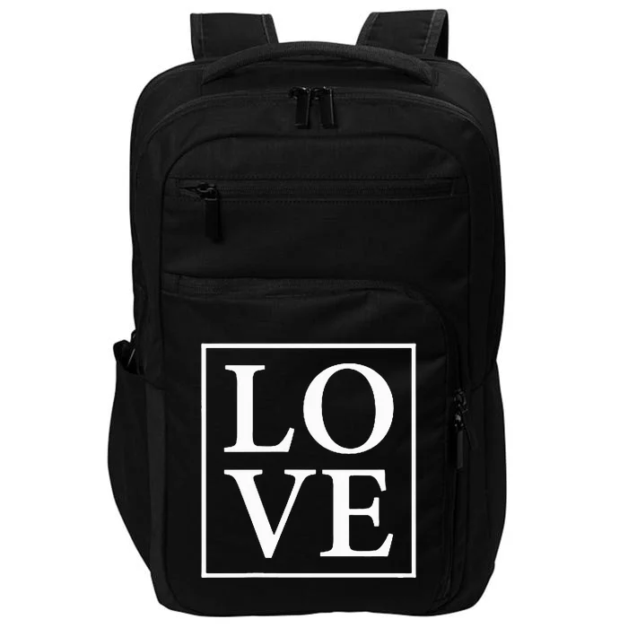 Love Word Unique Inside Box Impact Tech Backpack