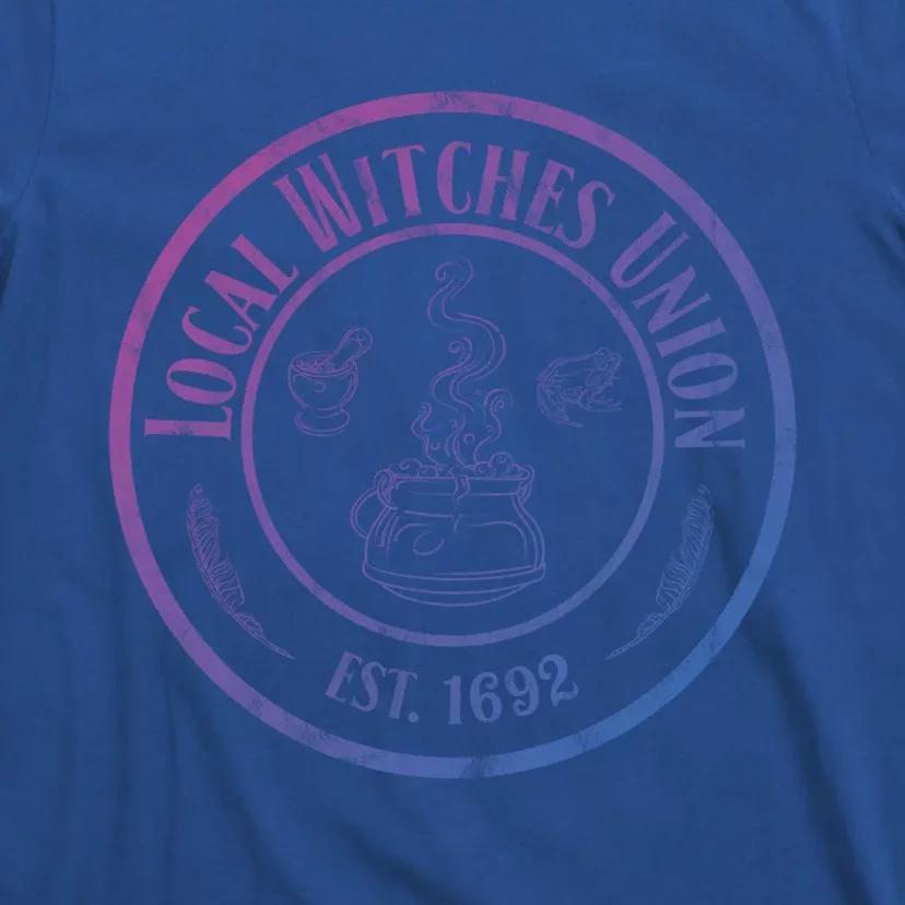 Local Witches Union Est 1692 Distressed Halloween Gift T-Shirt