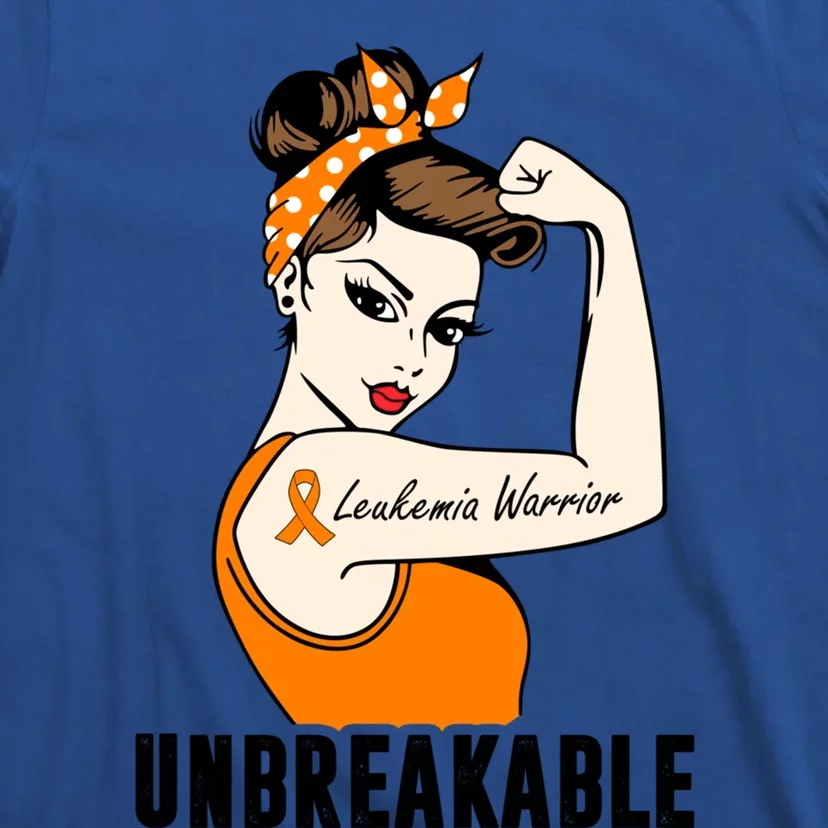 Leukemia Warrior Unbreakable Perfect Strong Cute Gift T-Shirt