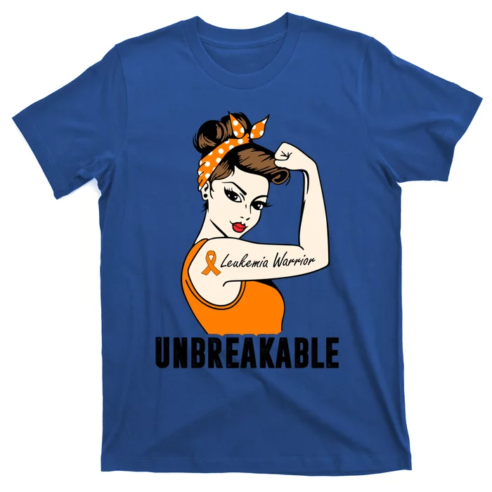 Leukemia Warrior Unbreakable Perfect Strong Cute Gift T-Shirt