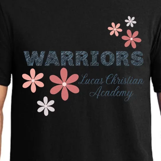 Lca Warriors With Flowers Gift Pajama Set