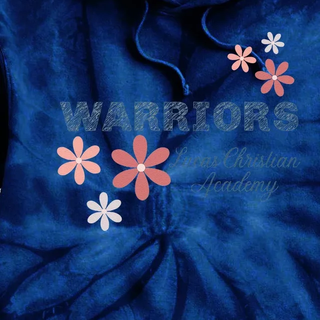 Lca Warriors With Flowers Gift Tie Dye Hoodie