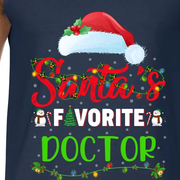 Lighting Xmas SantaS Favorite Doctor Christmas Gift Comfort Colors® Tank Top