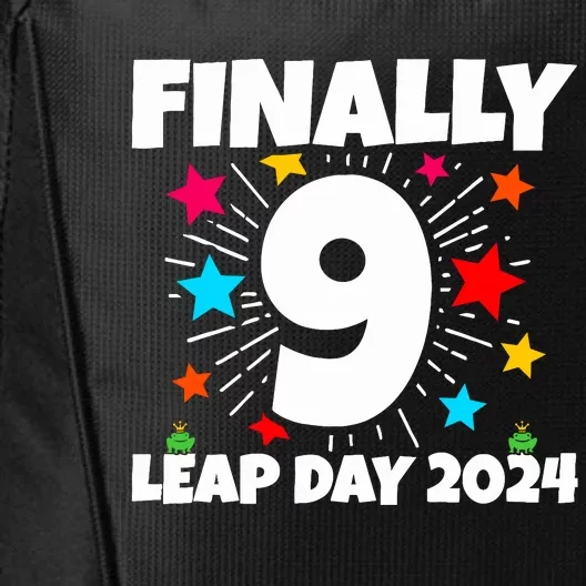 Leap Year 2024 36th Birthday Leap Day Birthday 2024 City Backpack