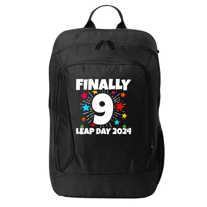 Leap Year 2024 36th Birthday Leap Day Birthday 2024 City Backpack