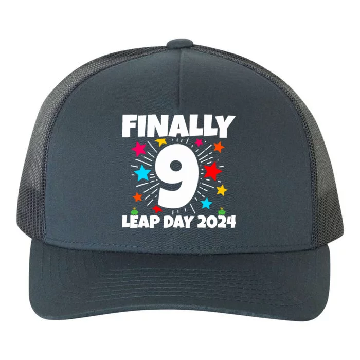 Leap Year 2024 36th Birthday Leap Day Birthday 2024 Yupoong Adult 5-Panel Trucker Hat