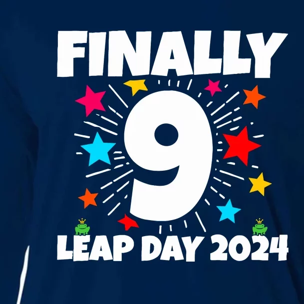 Leap Year 2024 36th Birthday Leap Day Birthday 2024 Cooling Performance Long Sleeve Crew