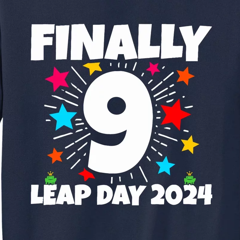 Leap Year 2024 36th Birthday Leap Day Birthday 2024 Tall Sweatshirt