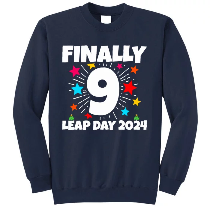 Leap Year 2024 36th Birthday Leap Day Birthday 2024 Tall Sweatshirt