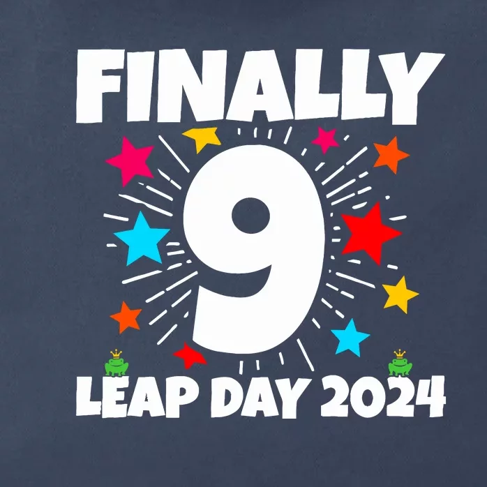 Leap Year 2024 36th Birthday Leap Day Birthday 2024 Zip Tote Bag