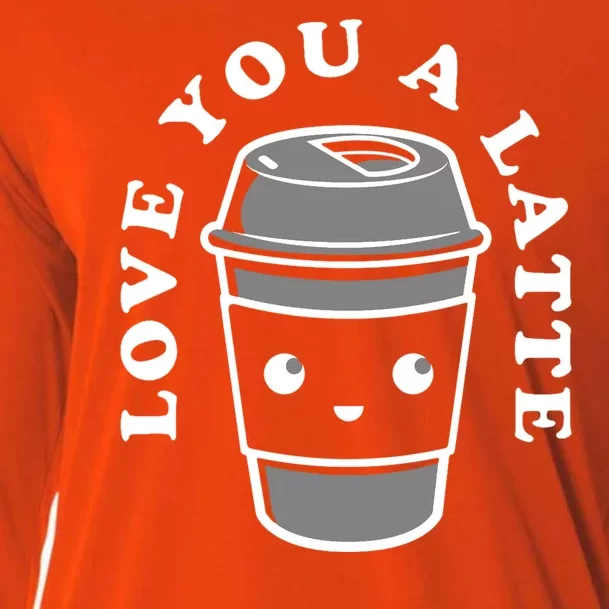 Love You A Latte Cooling Performance Long Sleeve Crew